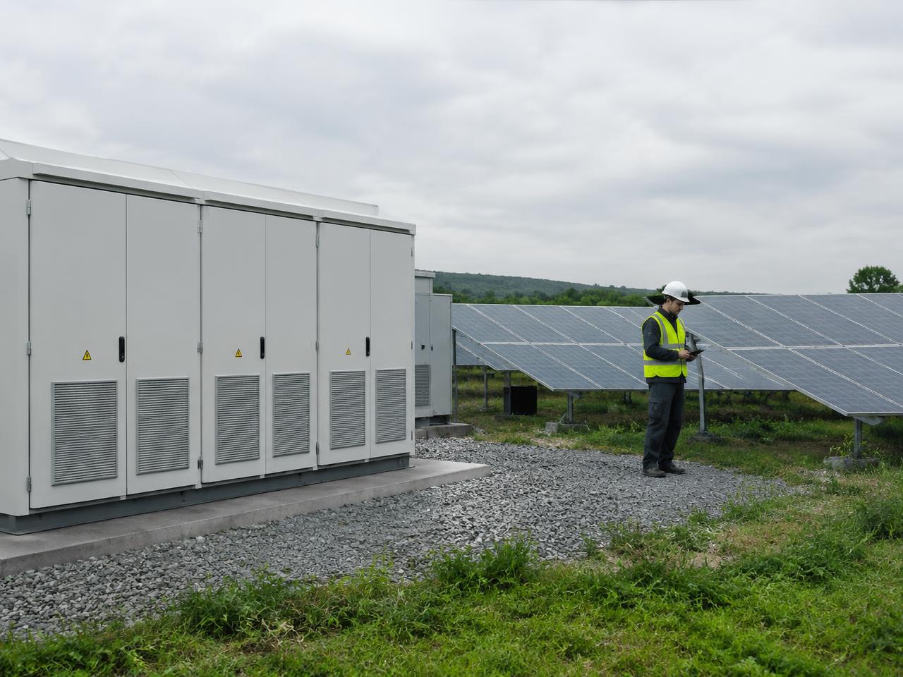 Illustrative battery storage installation